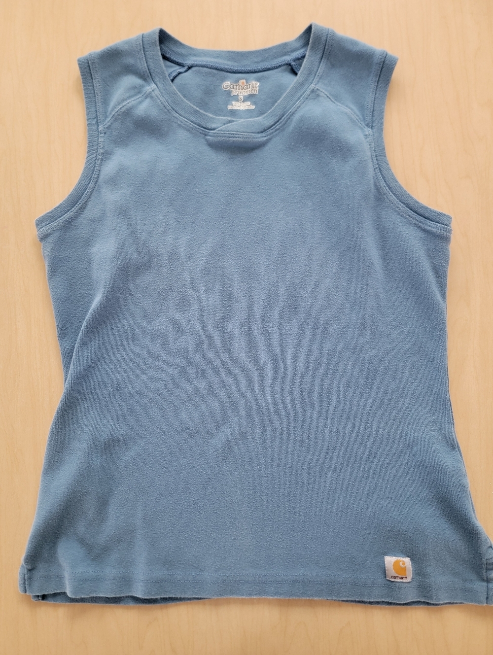Carhartt 100% Cotton Women’s Dusty Blue Tank Top Small
